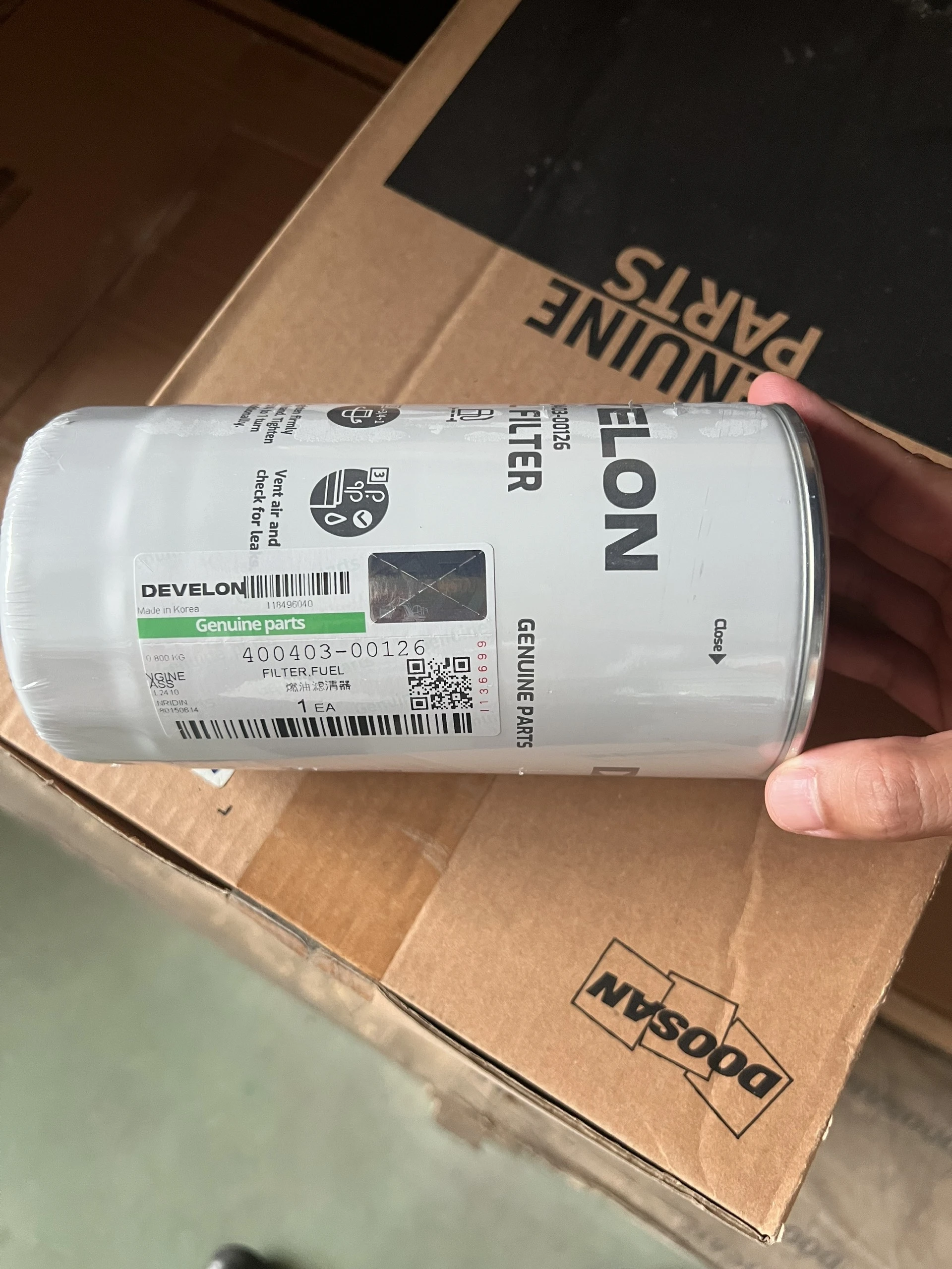 Lọc Chính Hãng Develon (Doosan) Model DX140W